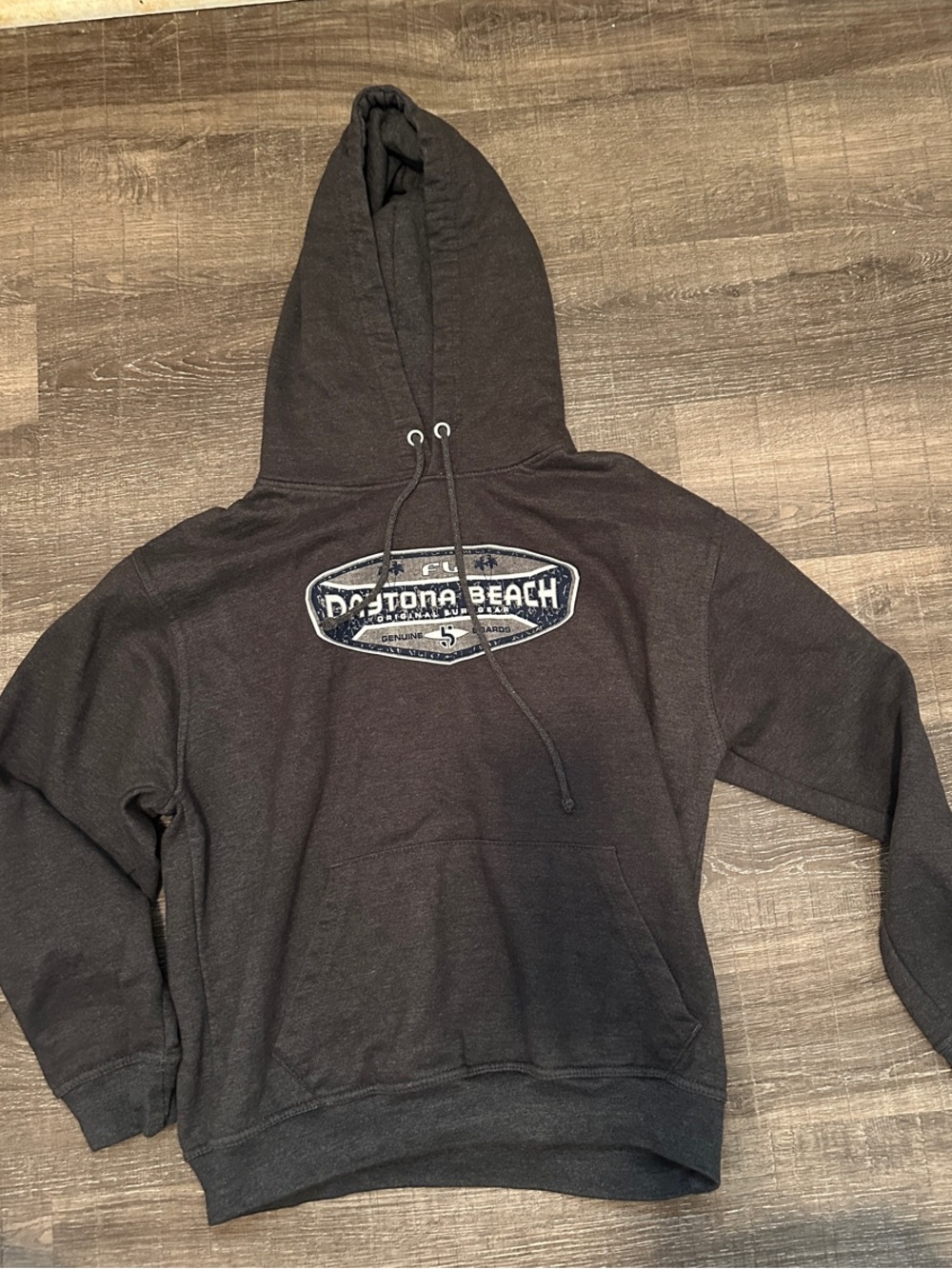 Daytona Beach Graphic Hooded Sweatshirt - Charcoal